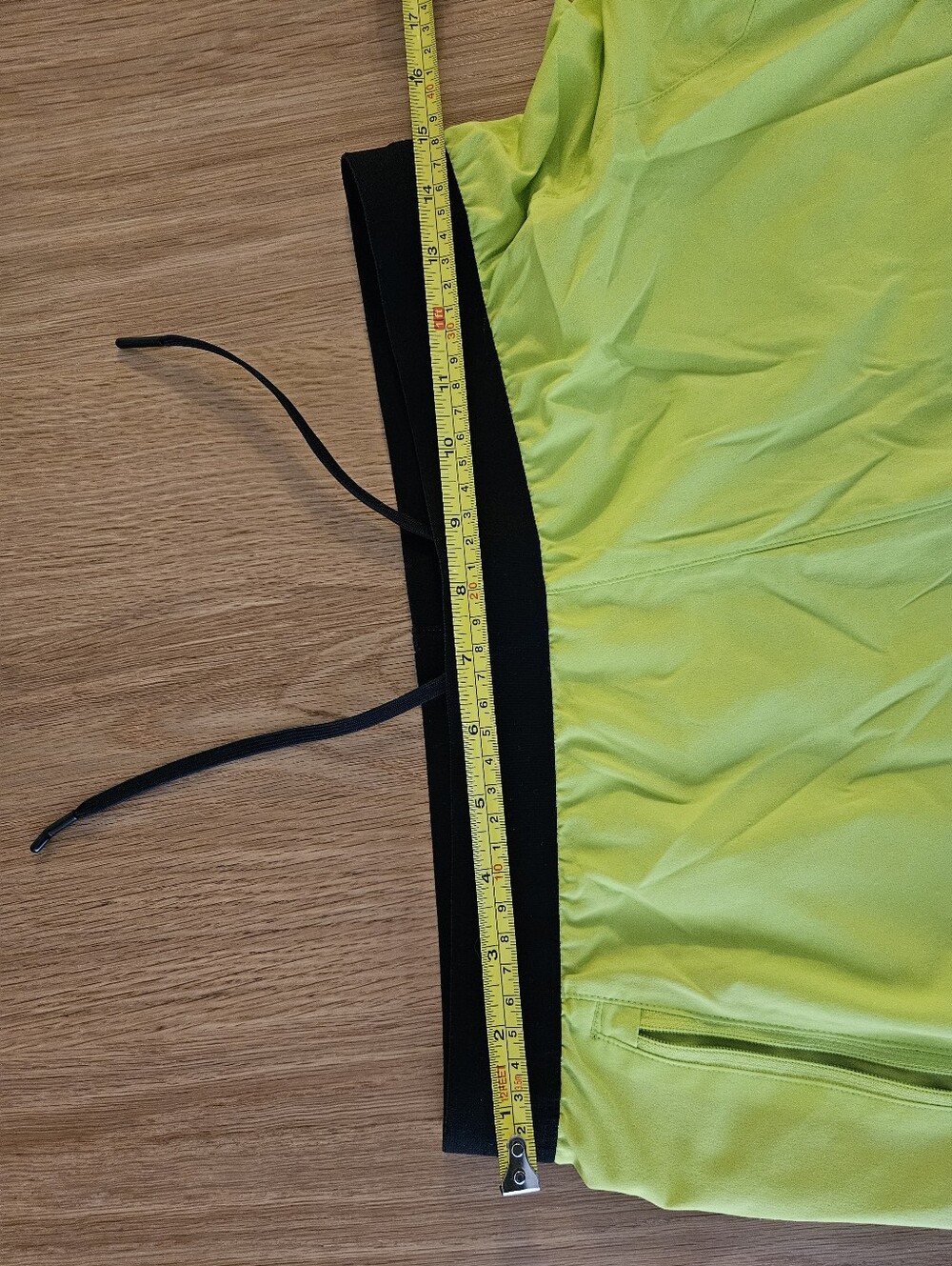 Hi-Vis Neon Yellow Running Shorts - Picture 4 of 6